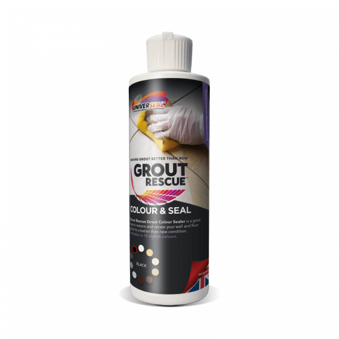 Grout Rescue Colour & Seal 237ml (Black)