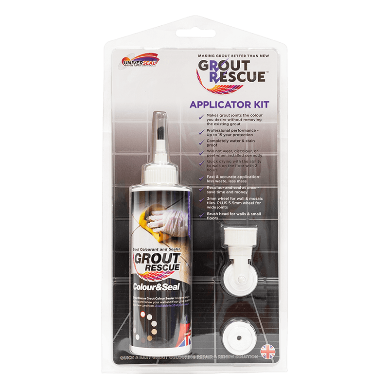 Tile Solutions Grout Sealer Applicator Brush Bottle with Easy Applicator  Brush for No-Mess Wall Grout Sealing at