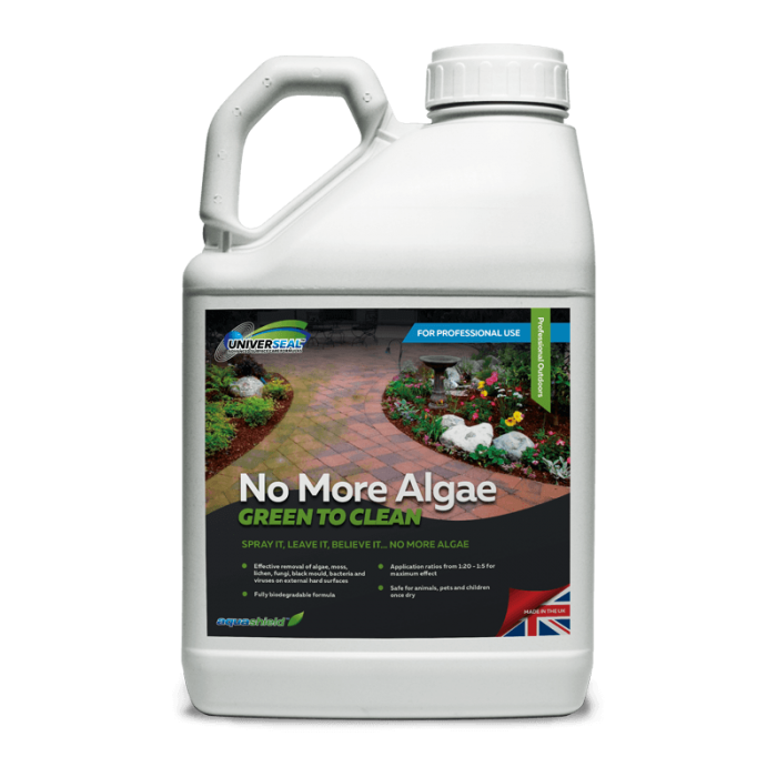 Universeal No More Algae Moss & Algae Remover (5 Litre)