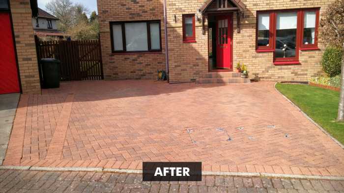 Universeal Paving-PRO Cleaner - before and after client example