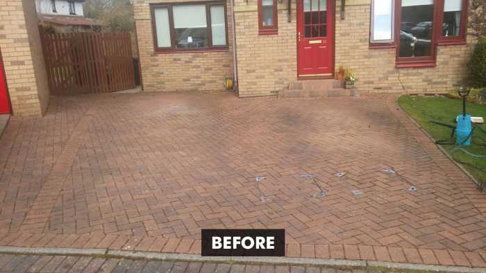 Universeal Paving-PRO Cleaner - before and after client example
