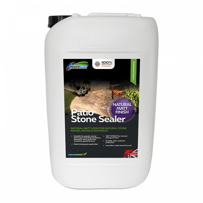 Universeal Patio Stone Sealer Natural Matt Finish (25 Litre)