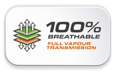 100% Breathable - Full Vapour Transmission Technology by Universeal