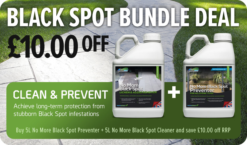 Buy 5L No More Black Spot Preventer With 5L No More Black Spot Cleaner as a bundle and save £10
