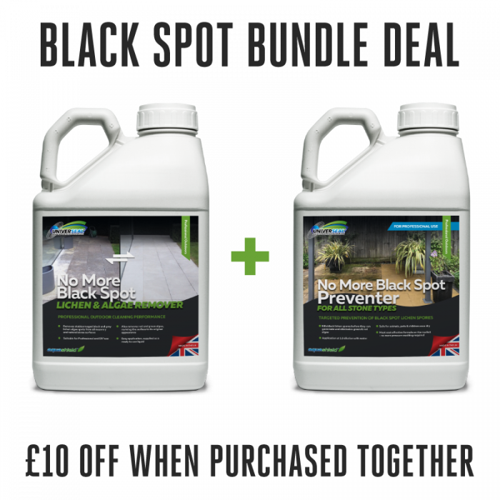 Buy 5L No More Black Spot Preventer With 5L No More Black Spot Cleaner as a bundle and save £10