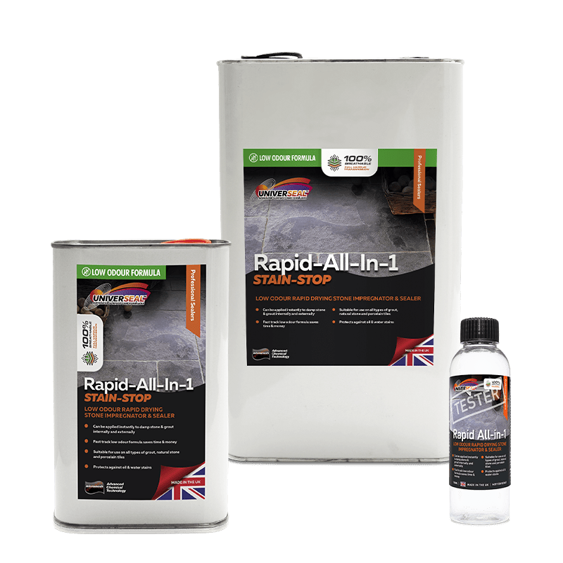 Universeal Rapid All-In-1 Stain Stop Stone Sealer (New improved Low Odour Formula)
