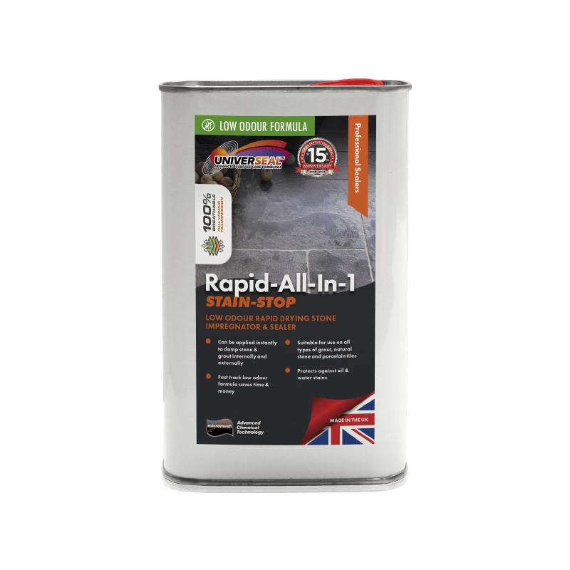 Universeal Rapid All-In-1 Stain Stop Stone Sealer (1 litre)